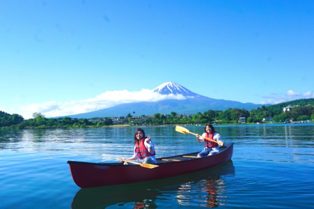 富士漫遊社株式会社　河口湖　富士山　カヌー体験