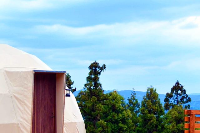 I want to take a deep breath! Glamping to enjoy nature