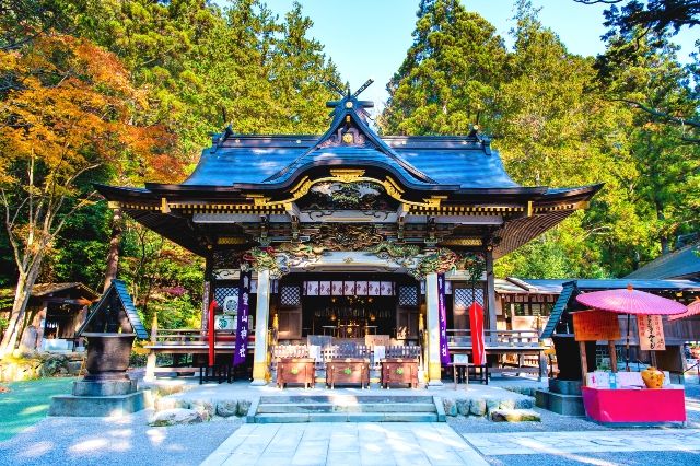 埼玉・長瀞　秩父三社　宝登山神社　秋の紅葉