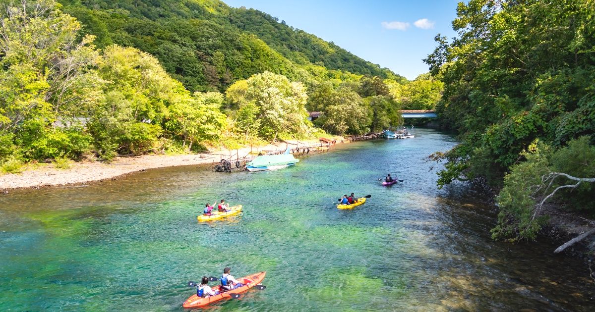 千歳川はどこからどこまで？歴史や生き物＆川遊び・川下り体験も紹介の画像