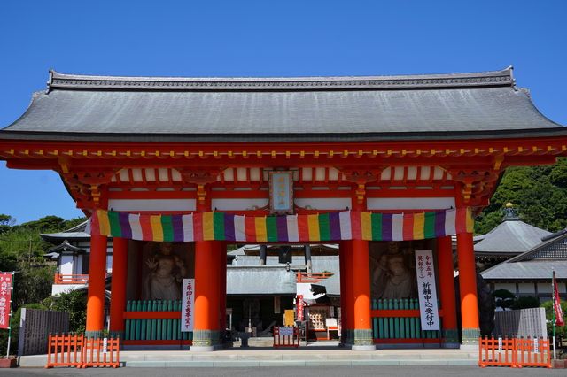 Manganji Temple Sanmon in Choshi City, Chiba Prefecture