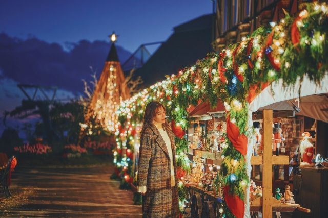 고베크리스마스 시장2025　古城の크리스마스　ボタニカル크리스마스　고베 천인 허브원　이벤트
