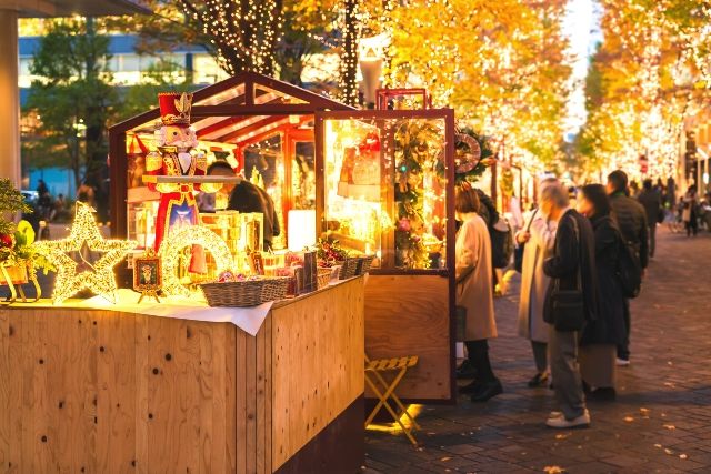 東京クリスマスマーケット　ランキング　「Marunouchi　Street　Park　2025　Winter」　過去開催の様子