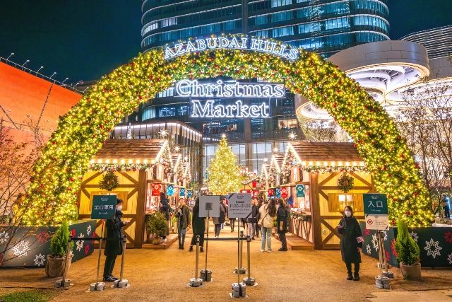 東京クリスマスマーケット　おすすめ　「麻布台ヒルズ