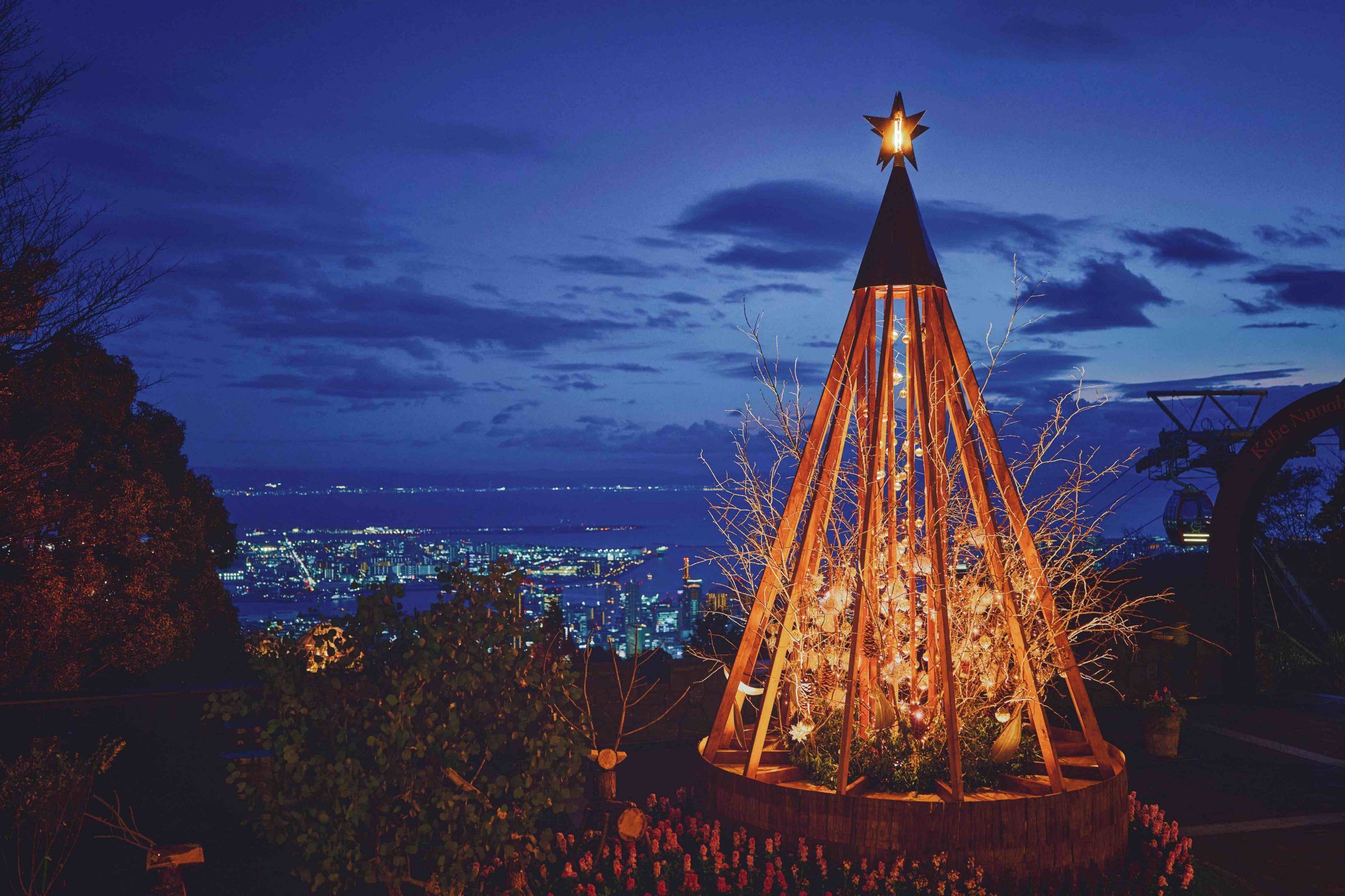 兵庫・神戸布引ハーブ園のクリスマスマーケット