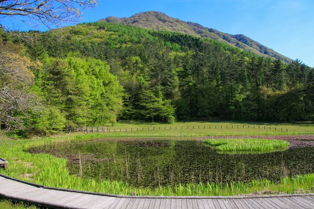 บ่อน้ำ Hime-no-ike ในอุทยานแห่งชาติ Daisen-Oki
