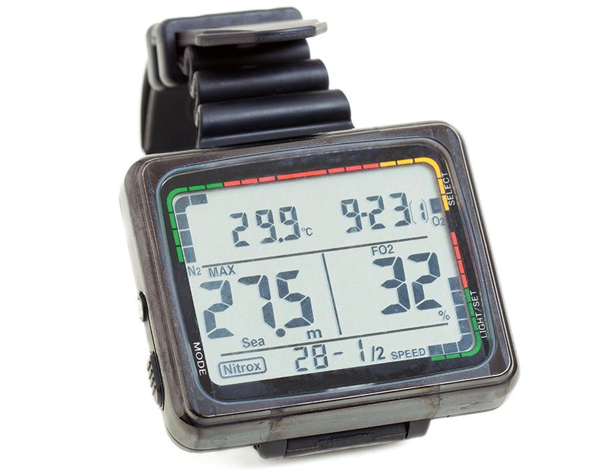 潛水所需的裝備及如何選擇 水肺潛水電腦 手錶類型 手錶類型 手腕類型 類型