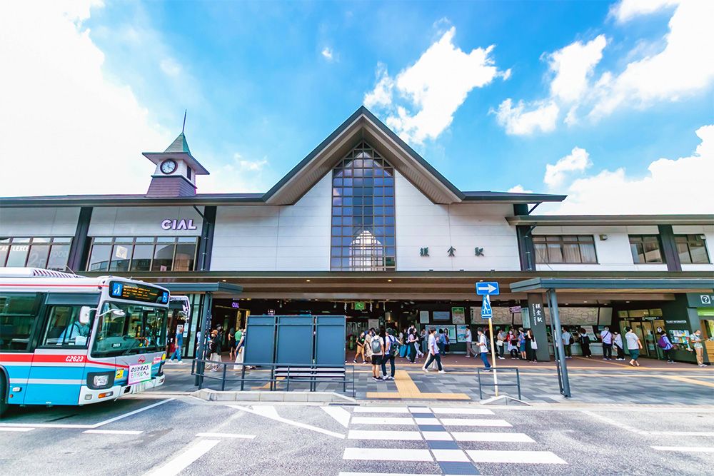 Enoden Sightseeing Enoshima Electric Railway สถานี JR Kamakura สถานี Kamakura CIAL Kamakura