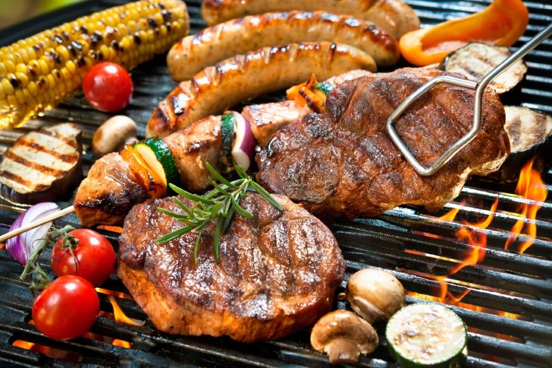 An image of a delicious-looking BBQ grill