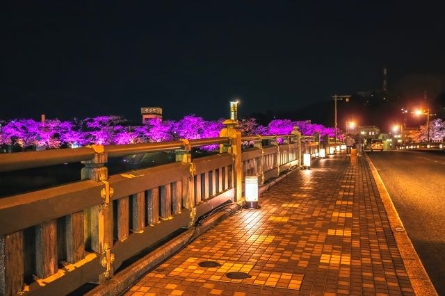 桜橋のガス灯