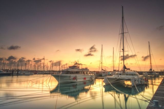 沖繩宜野灣推薦旅遊景點 宜野灣港碼頭日落