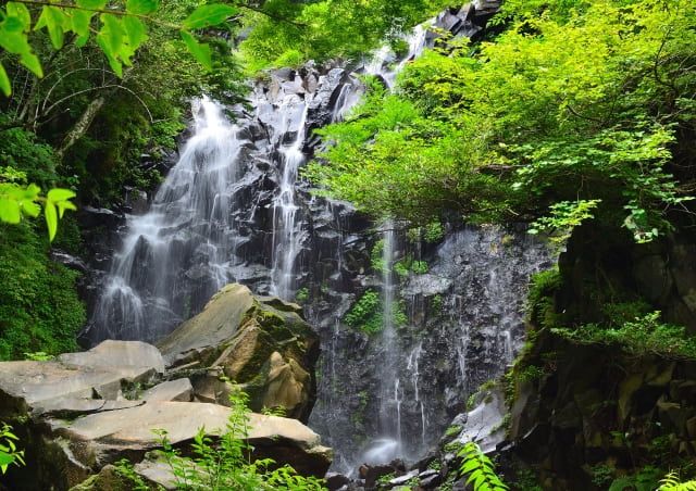 Hakone　観光スポット　Hiryu Falls　パワースポット　自然探勝歩道　穴場　Kanagawaandlargest waterfall　二段