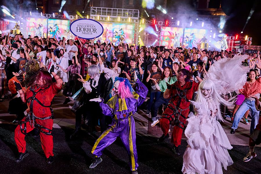 งานฮาโลวีนที่โอซาก้า ยูนิเวอร์แซล สตูดิโอ เจแปน USJ Halloween Horror Nights 2024 Zombie de Dance