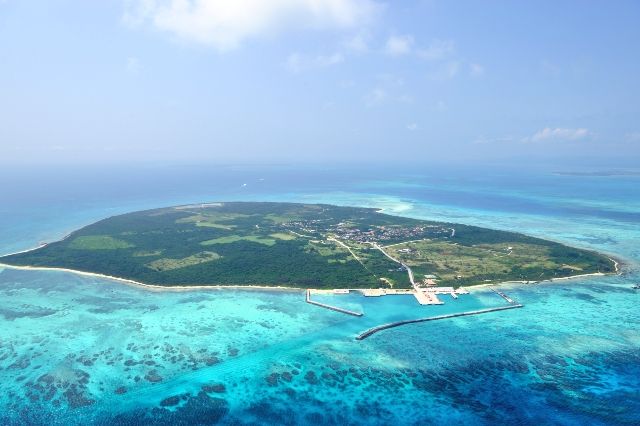 沖縄 離島 波照間島 空撮