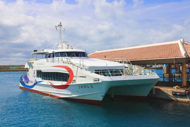 鳩間島　アクセス方法　フェリー　ユーグレナ石垣港離島ターミナル
