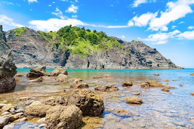 Hirizo Beach at the southernmost tip of the Izu Peninsula in Shizuoka