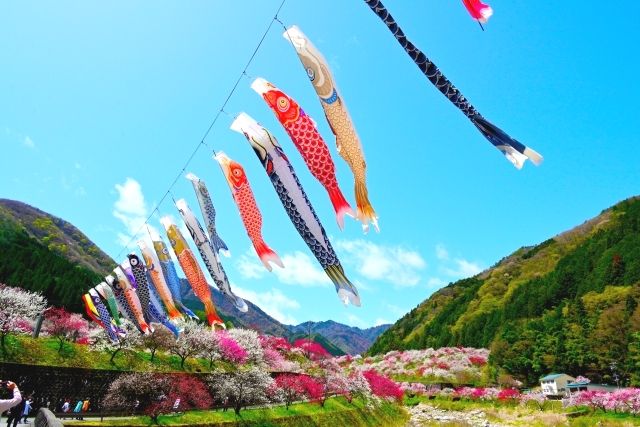 昼神温泉の花桃の里