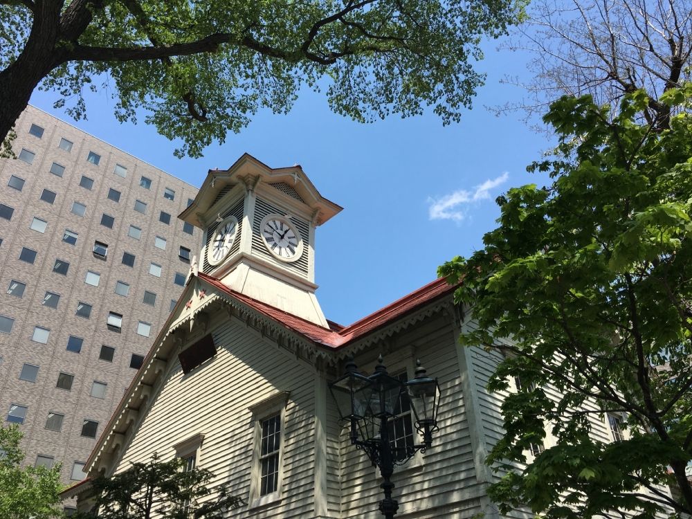 hokkaido summer sapporo clock tower