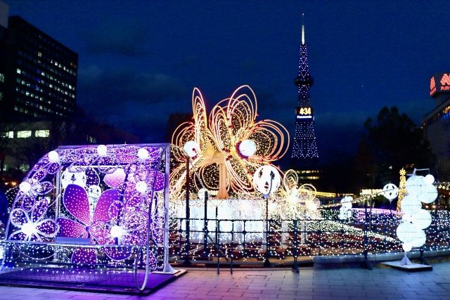 Sapporo White Illumination in Hokkaido