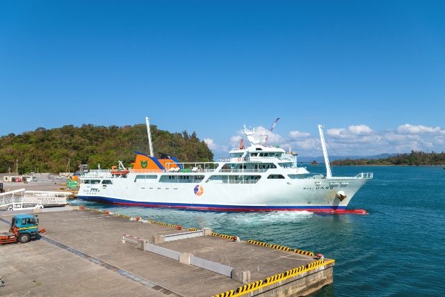 Okinawa remote island Iheya Island Unten Port Ferry Iheya