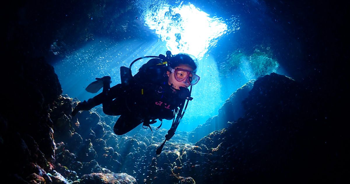 伊良部島　ダイビング　おすすめツアー＆ショップ紹介　美しいサンゴ礁　熱帯魚　青の洞窟体験ダイビング　株式会社FUKUMINE　Air　Conditioning　PIPELINE