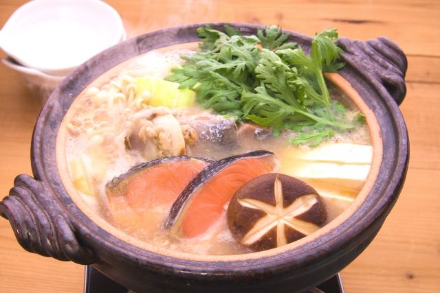 Hokkaido gourmet Ishikari nabe