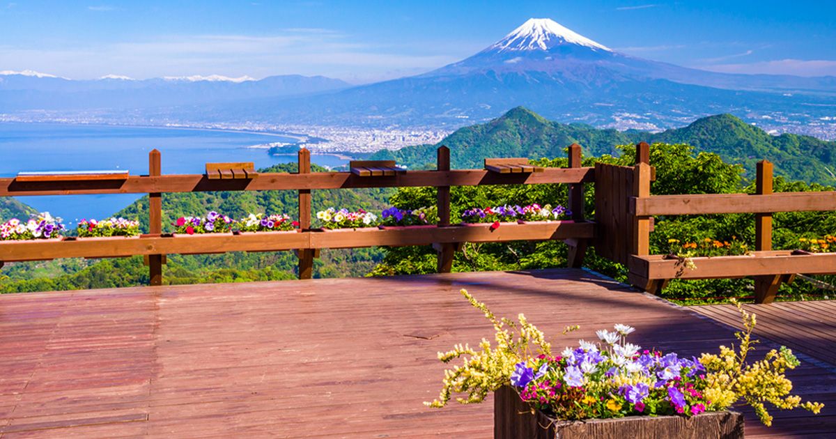 What is Izu Panorama Park? Introducing the highlights, recommended points and lunch spots Mt. Katsuragi Shizuoka Summit area Heki Terrace Observation deck Suruga Bay Mt. Fuji Flowers Spectacular views