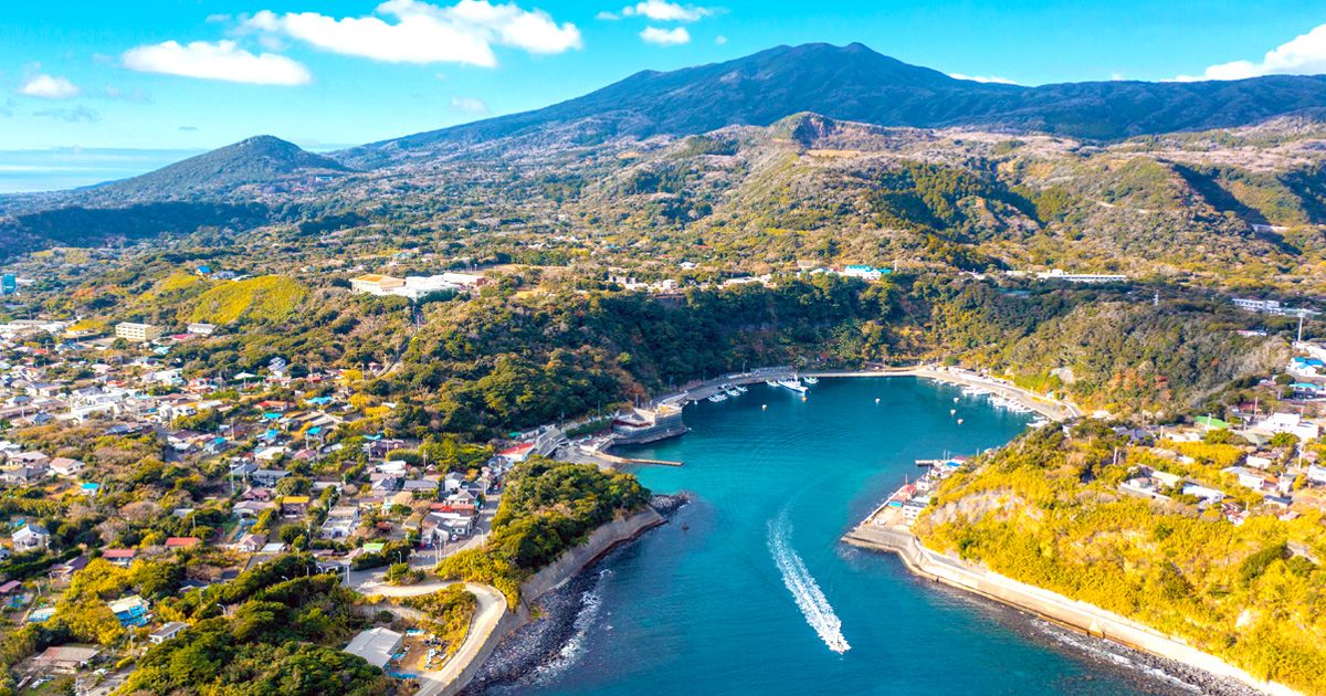 如何前往伊豆大島：從東京,立山,久里濱,熱海,伊東前往 東京伊豆群島地質公園哈生港