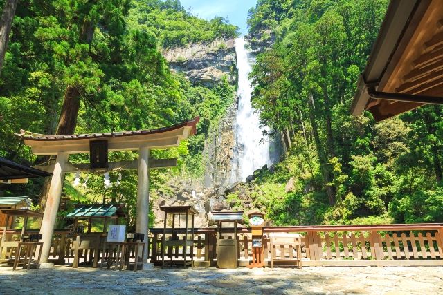 Nachi Falls in Wakayama, one of Japan's three most famous waterfalls