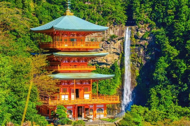 Nachi Falls, Wakayama, one of Japan's three most famous waterfalls