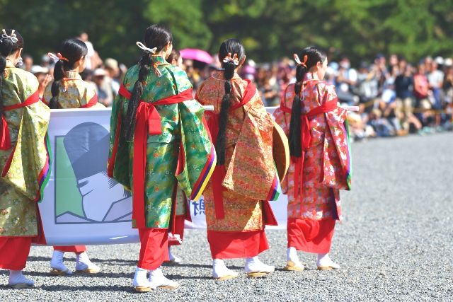 京都　時代祭　行列　女性