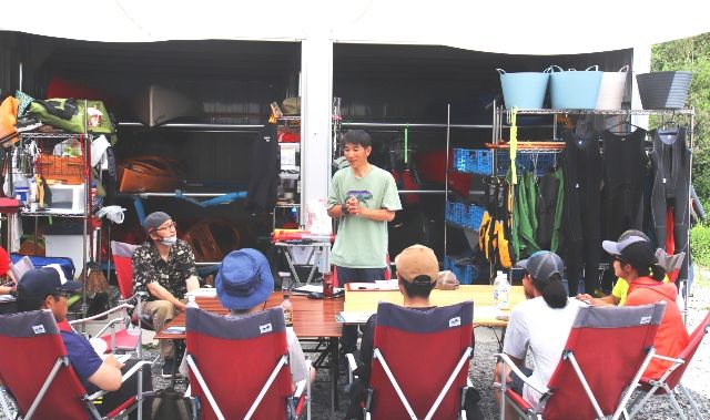 일본 안전 패들링 협회의 활동 모습