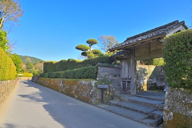 Chiran samurai residence garden