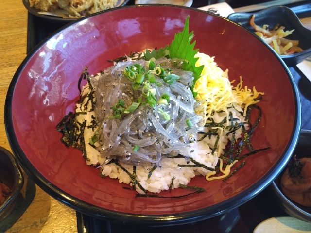 Washai Yakura Komachidori Store Fresh whitebait bowl