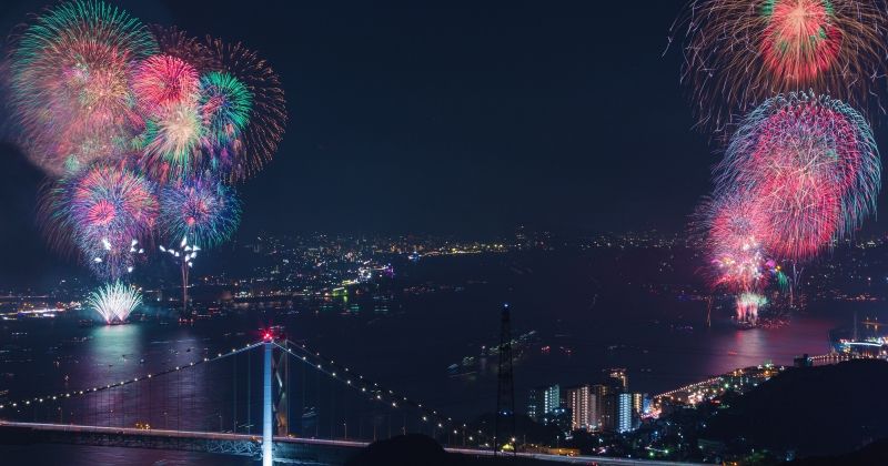 Kanmon Strait Fireworks Festival 2024 Free hidden spots & recommended places images