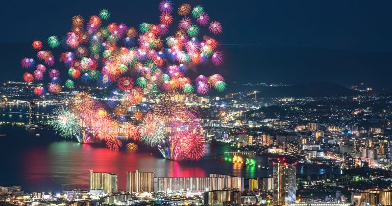 Kansai Fireworks Festival สิงหาคม | 2023 กำหนดการ & รูปภาพกำหนดการ