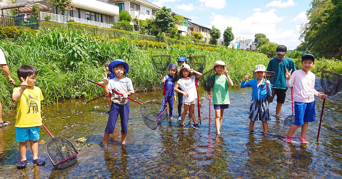 Kanto Outing Recommended for families with children! Children Family Indoor Outdoor spots Insect collecting River Rustling Chofu Nogawa Nature School