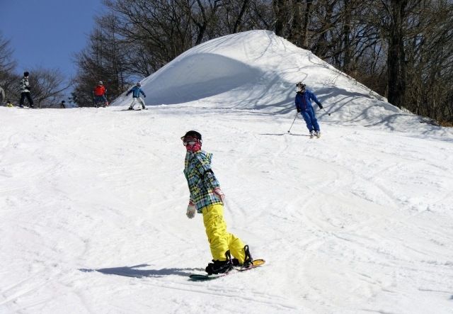 輕井澤滑雪場滑雪場風景