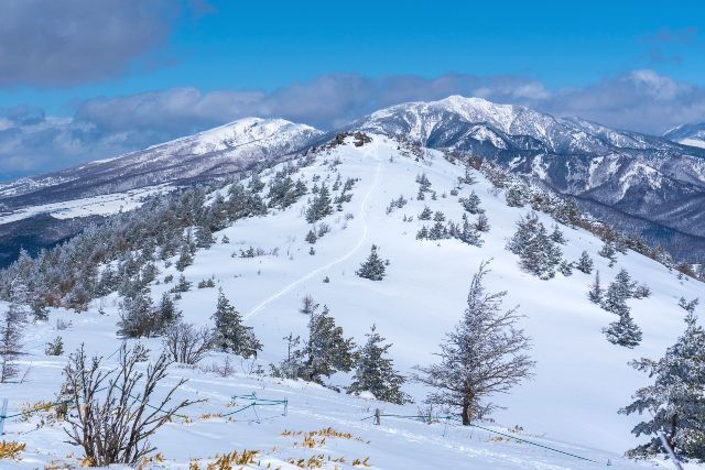 Karuizawa Snow Yunomaruyama Snow Hike View from the summit