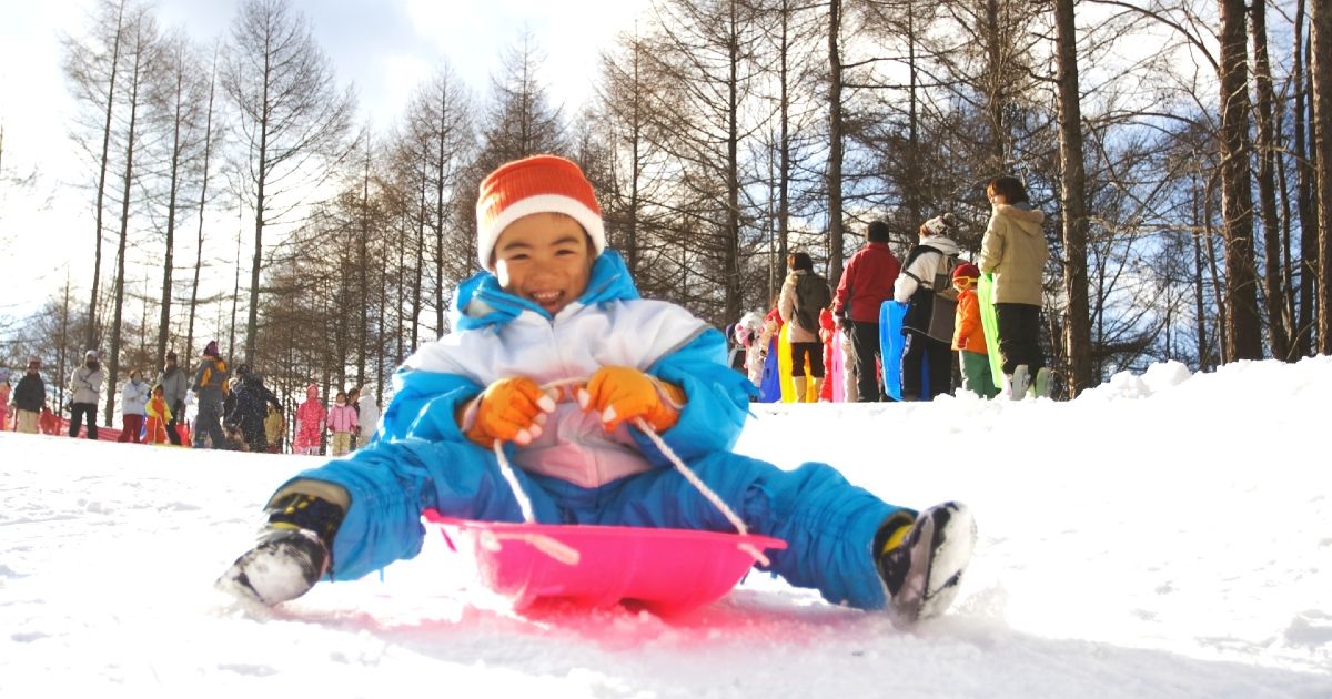 軽井沢 雪遊び 子連れにおすすめの絶景スポット・パーク・ホテル・スキー場の画像