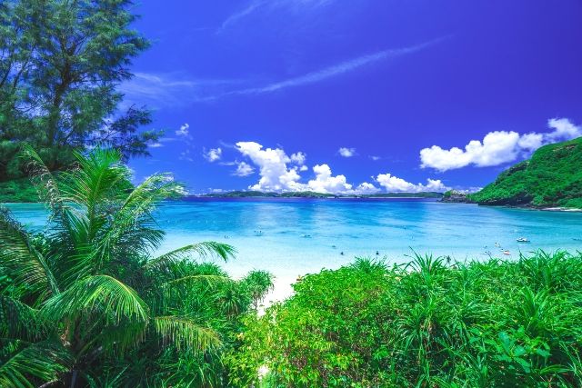 沖縄離島・慶良間諸島　渡嘉敷島　とかしくビーチ　慶良間ブルー