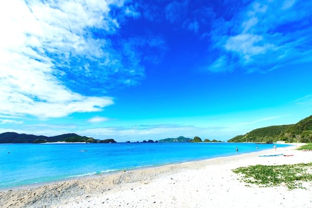 座間味島の阿真ビーチ