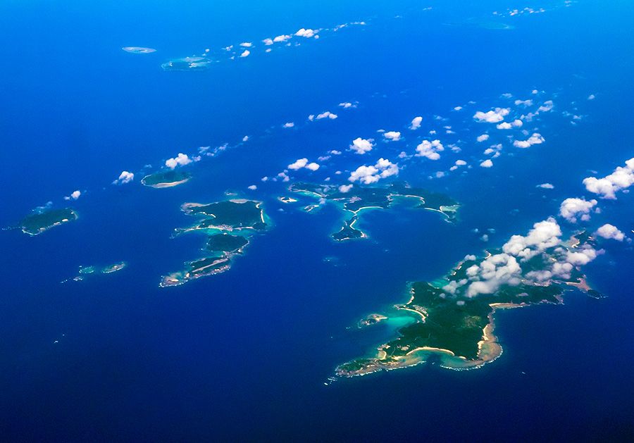 Okinawa　Kerama Islands National Park　観光スポット　遊び　レジャー特集　歴史　範囲　場所　空撮