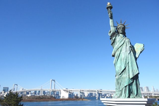 Statue of Liberty in Odaiba, Tokyo