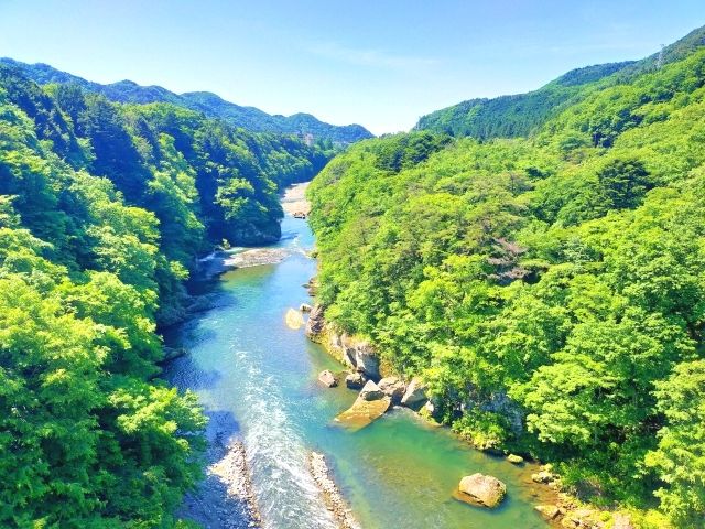 Kinugawa in summer