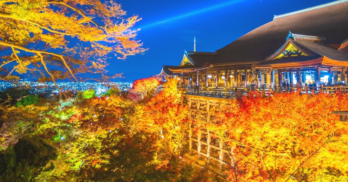 Kiyomizu-dera Temple Illumination 2024 Autumn | What time and period?