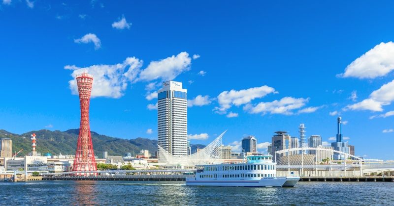 Images of recommended cruises in Kobe (lunch, tea, dinner)