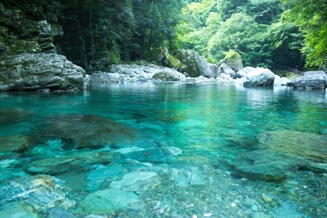 Niyodo Blue of Kochi Niyodo River