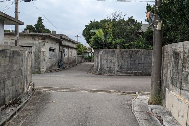 小浜島市街地の風景
