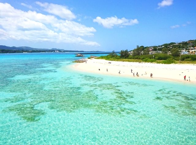 Okinawa Kouri Bridge Kouri Beach